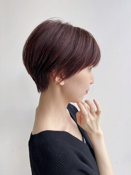 トルネード(TORNADO) 大人ショートひし形丸み前髪ありマッシュ丸顔絶壁面長K1222