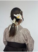 【BelleCoupes】卒業式袴着付けヘアセットアレンジ