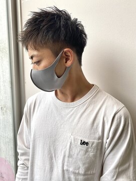 ムード マグ レーベル 南松本(MOOD Mag Label) ビジネスカジュアルソフトスパイラルパーマ/ツーブロック