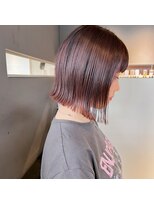 ヘアーエスクールシーユー 枚方T-SITE店(hair S.COEUR×Cu) ヘイリーボブ/切りっぱなし/梅田行くより可愛いボブ/大阪枚方