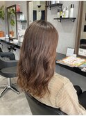 コテ巻き風パーマ