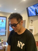 ブルペン(BULLPEN) ダークグレー×ベリーショート