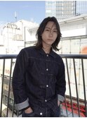 ニュアンスパーマ/メンズカット/センターパート/渋谷