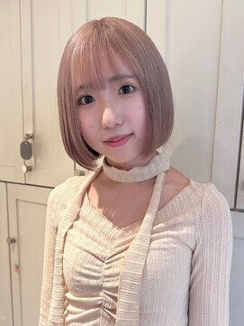 ベレーザ 渋谷(BELEZA) 10668秋色くすみベージュシャギーボブレイヤーオリーブベージュ