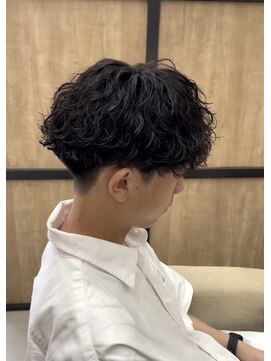 メンズギフト(men's GIFT) 刈り上げツーブロック波巻きスパイラルパーマメンズマッシュ