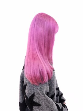 アッシュ 十日市場店(Ash) 韓国風ハイトーンカラー/ピンクラベンダー