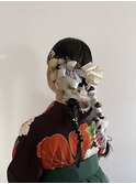 卒業式ヘアセット