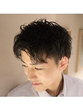 ライールザバーバー 梅田 堂島店(Lair the barber) 艶と顔剃りとセンターパート