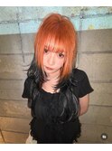 【Haco+】Gin_ツートンカラー_ブリーチ