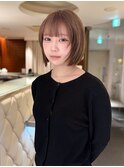 顔周りが可愛いミニボブ◎