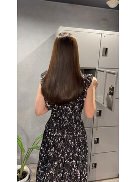 アイユー(ii+U) 美髪ストレート　ダークモカブラウン