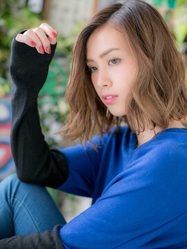 カバーヘア ブリス 北浦和(COVER HAIR bliss) 抜け感フレンチカジュアルニュアンスパーマh4北浦和20代30代40代