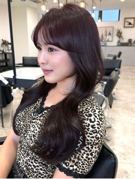 シェイト(ciate) 韓国ヘア ラベンダーカラーレイヤーカット@mayu_ciate