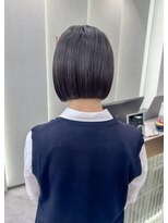 ロンドリゼル 札幌(Lond RiseL) オリーブグレー/前髪/ボブ/マロンベージュ/レイヤーカット/小顔