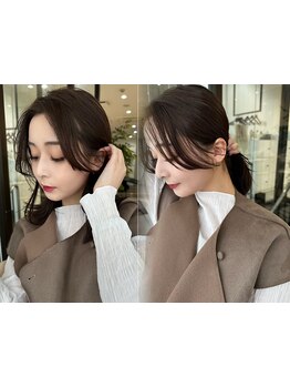  印象の9割は顔周りで決まる。1mmにこだわる似合わせカットで、結んでも下ろしても"360度可愛い"