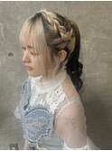 インナーカラー/ダブルカラー/イヤリングカラー/ハイトーン