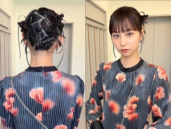 ローレンアオ(LOREN AO)の写真/ヘアセットで［ヘアメイク/オケージョン/結婚式/女子会/キレイ/カジュアル]特別な日のセットまでお任せ