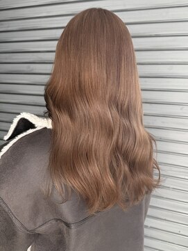 ロックス バイ マグ 松本(rocks BY MAG) 艶髪◎ブリーチミルクティーベージュロング