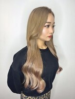ルーツアイリー 心斎橋(ROOTS IRIE) 編み込みエクステ60本/ピンクメッシュ/アッシュベージュ/