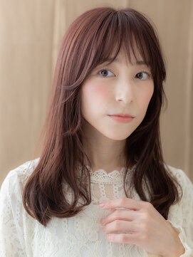 カバーヘア ブリス 北浦和(COVER HAIR bliss) ピンクブラウン/ストレートヘア/韓国巻き/シースルーバングe