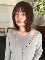 ガーランドギンザ(Garland Ginza) レイヤーボブ ウルフボブ カカオベージュ