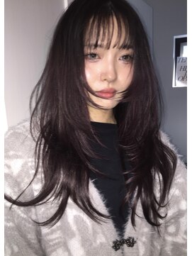 ゾーイダイミョウ(ZOEY daimyo) ロングレイヤー/韓国レイヤー/ハッシュカット/海外風レイヤー