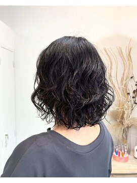ロッカ(ROCCA) ウェーブパーマボブ