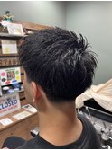 刈り上げセンターパート/波巻きツイストスパイラル/柏/柏駅