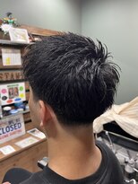 スタンドバーバー 柏(STAND BARBER)&nbsp;刈り上げセンターパート/波巻きツイストスパイラル/柏/柏駅