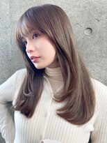 アレンヘアー 名古屋店(ALLEN hair)&nbsp;顔周りレイヤー/韓国レイヤー/ミディアムレイヤー/名古屋