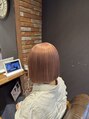 アグ ヘアー プラハ 長町南店(Agu hair praha)&nbsp;ブリーチカラー×ピンクベージュ