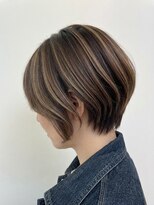 アッシュ 十日市場店(Ash) 白髪ぼかし/ナチュラルハイライト/ショート