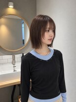 フォト 新宿三丁目(foto)&nbsp;髪質改善地毛風縮毛矯正くびれレイヤー切りっぱなしボブ