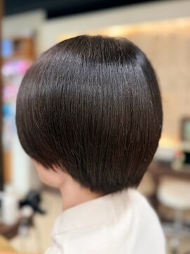 ヘアリゾート粋 ティガ 池袋店(tiga) ショートカット/ナチュラルブラウン/艶髪