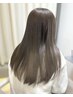 【前髪縮毛矯正】カット＋前髪縮毛＋エバーTr￥10000