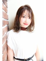 アエレ(Aere)&nbsp;【Aere池袋】インナーカラー外ハネセミディ☆進藤千草