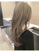 アテナ(ATENA) オリーブグレージュ ゆるふわレイヤー