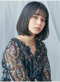 くすみカラー/ダークカラー/前下がりボブ/たまプラーザz