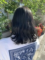 ルシア(LUCIA) 地毛風ネイビーブラック★