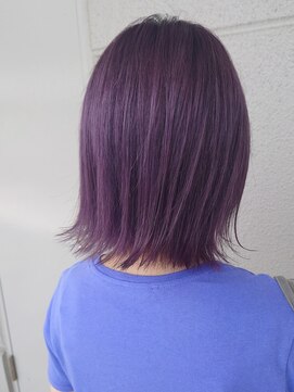 ジュノ 鹿児島中央店(Juno) 【Juno鹿児島中央店】パープルボブ