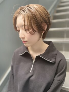 ヌード(NUDE) 「NUDE」#前髪なしショート 20代 30代 40代 大人ショートボブ