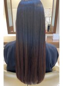 髪質改善ストレートロング♪