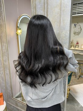 ガルボヘアー 名古屋栄店(garbo hair) #名古屋#栄#プルエクステ#インナーカラー#黒髪ロング#韓国