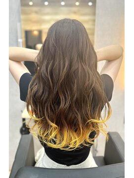 アグ ヘアー ミロ 本厚木店(Agu hair milo) ビタミンカラーが可愛い◎裾カラー 本厚木