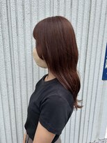ネオヘアー 東向島店(NEO Hair) オレンジブラウン/波ウェーブ//グレーベージュ/レイヤーロング