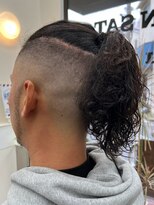 ヘアーサロンサトウ&nbsp;メンズマンバンスタイル ＃平井＃理容室＃バーバー＃メンズ