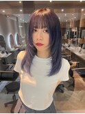 髪質改善*ブルーラベンダーレイヤー*美髪【Zina S 札幌】