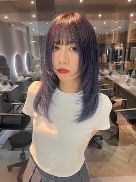 ジーナエス 札幌(Zina S) 髪質改善*ブルーラベンダーレイヤー*美髪【Zina S 札幌】