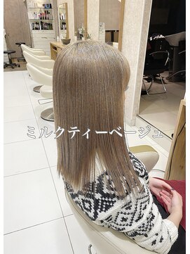 アース 西国分寺店(HAIR&MAKE EARTH) ミルクティーベージュ