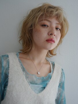 アミリ 代官山(AmiLi) デザインカラー/オリーブベージュ/ウエットヘア【代官山】